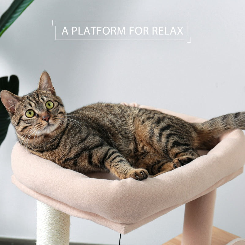 Wood Cat Tree Cat Tower