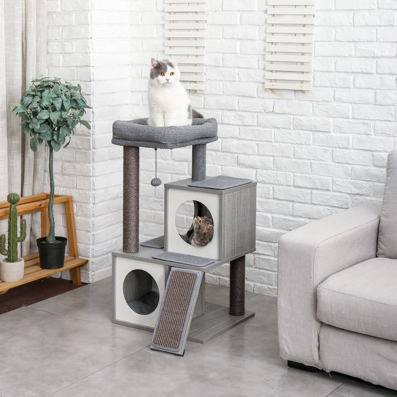 Wood Cat Tree Cat Tower