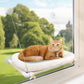 Cat Window Perch , Safety Cat Shelves Space Saving Window Mounted Cat Seat