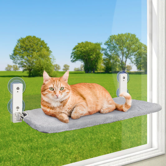Grey Folding Cat Window Perch