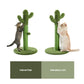 Cactus Cat Tower with Sisal Covered Scratching Post, Plush Perches and Fluffy Balls for Indoor Cats