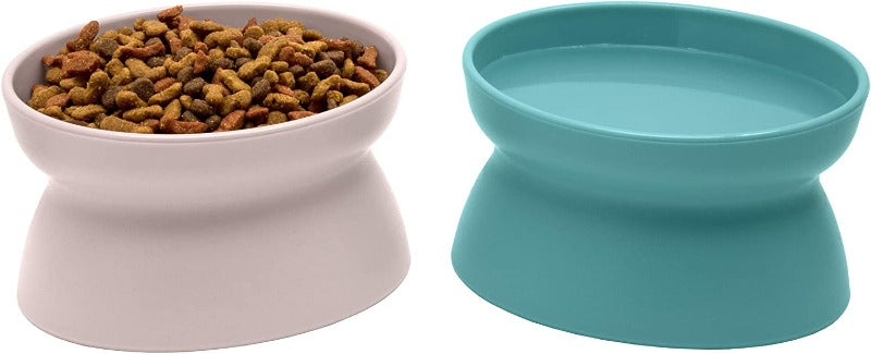 Raised Cat Food Bowl
