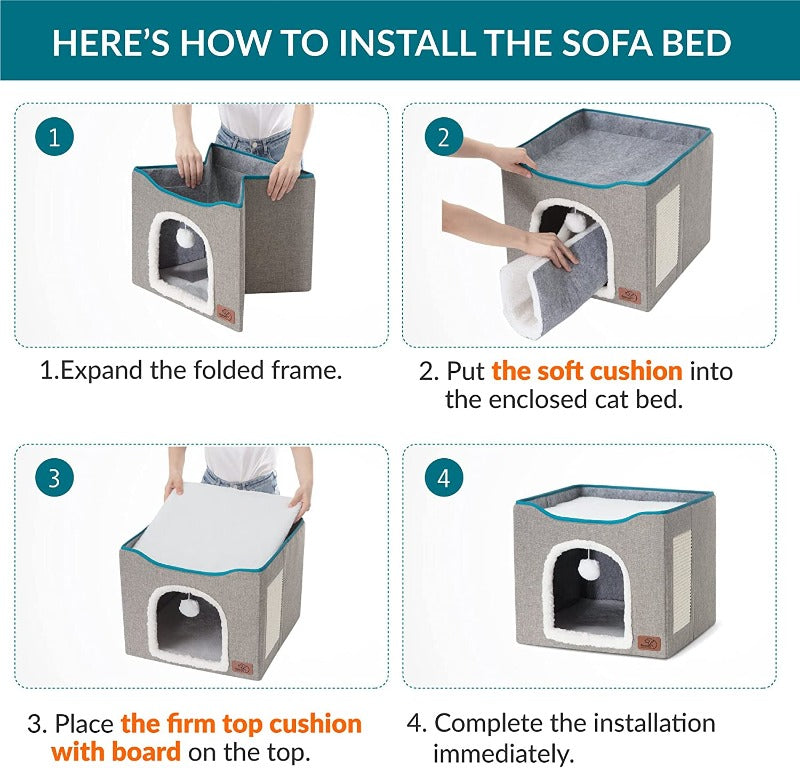 Large Cat House for Indoor