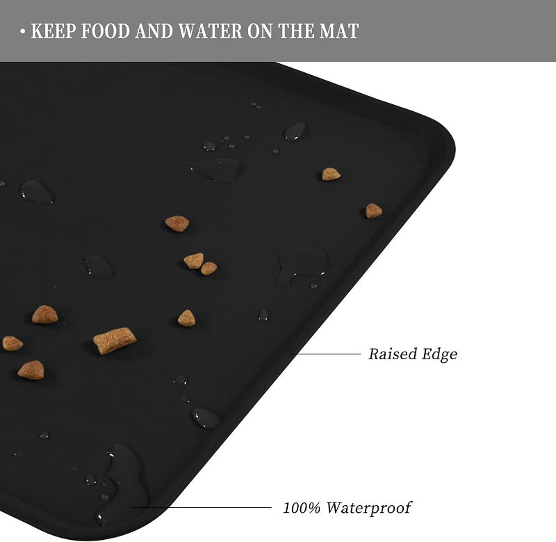 Silicone Dog Cat Bowl Mat Non-Stick Food Pad