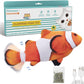 Flopping Fish Cat Toy with SilverVine and Catnip 10.5"